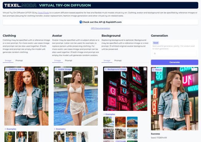 VTON-D: новая нейронка для виртуальной примерки от Texel.Moda